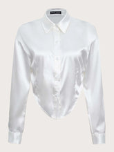 Drop Shoulder Bandana Hem Shirt